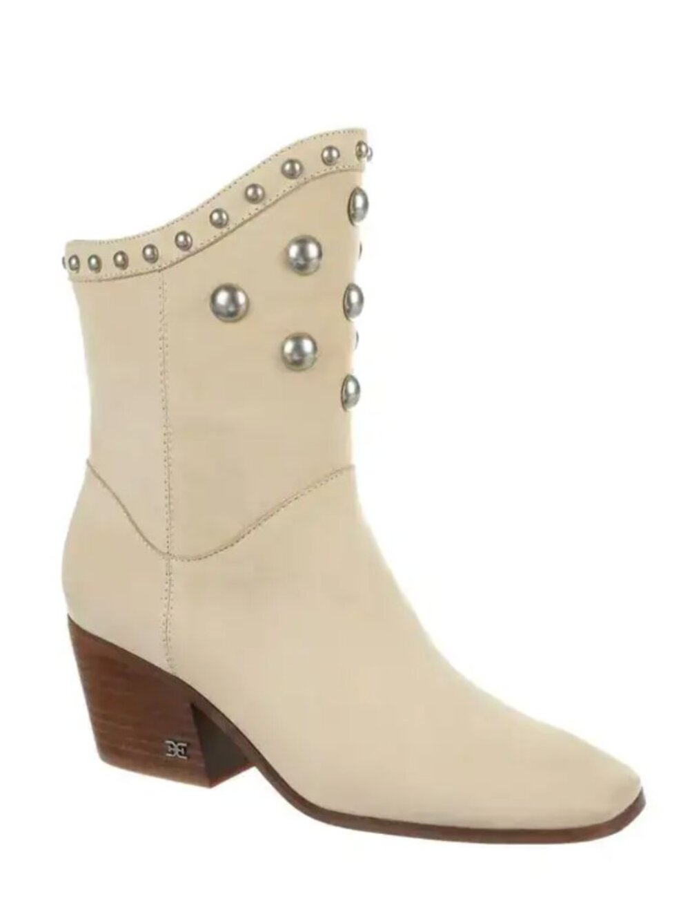 NWT sam edelman  brie bootie - studded tan suede size 8.5
